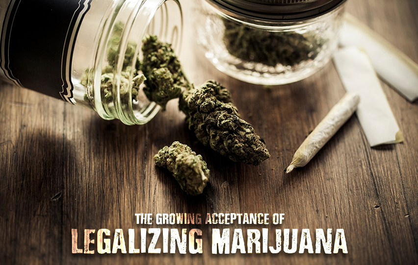 growing acceptance of legalizing marijuana