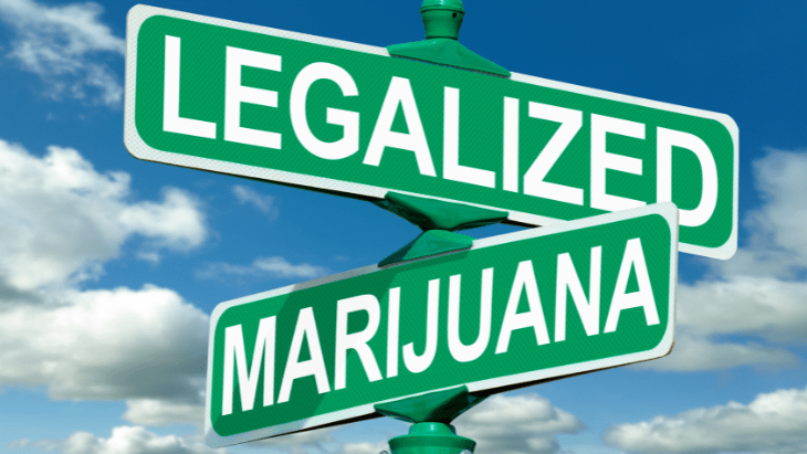 legalized marijuana signs