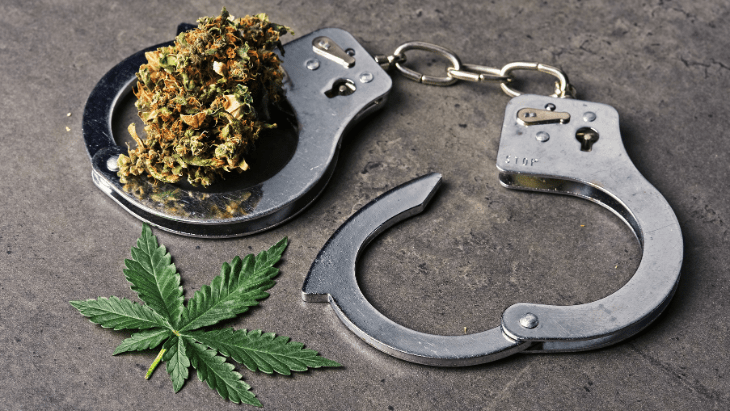 marijuana handcuffs